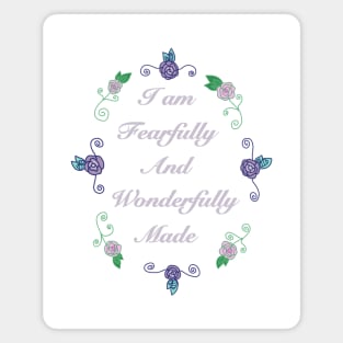 Fearfully and Wonderfully Made 3.0 (Large Print) Magnet